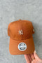New Era 940 New York Yankees Mini Logo Cap- Rust/ Stone