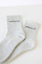 HyperLuxe Crew Sock- Grey