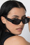 Lu Goldie Romy Sunglasses- Black