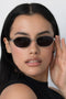 Lu Goldie Lara Sunglasses- Silver