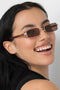Lu Goldie Nina Sunglasses- Chestnut