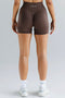 Kikiva Signature Bike Short- Mocha Brown