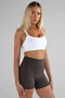 Leelo Active Sculpt Cross Back Crop- White