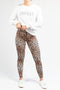 Vie Active Rockell 7/8 Legging- Brown Leopard