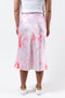 HyperLuxe Slip Skirt- Pink Tie Dye