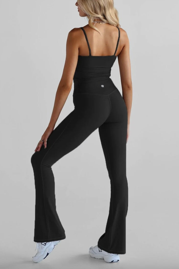Tag Along BLACK Flare Yoga Pants – Luxe Lizzies