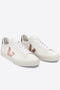 Veja Campo Chromefree Leather Sneaker- Extra White/Nacre