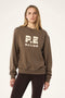 PE Nation Heads Up Boucle Sweat- Walnut