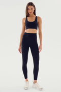 Splits 59 Ella High Waist Airweight 7/8- Black/ White