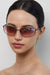 Lu Goldie Axelle Sunglasses- Plum