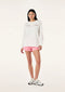 PE Nation Base LS Tee- Grey Marle