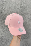 New Era 940 LA Cap- Mini Pink Mesh/White