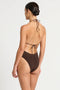 Bond Eye Beaded Fowler One Piece- Dark Chocolate Eco