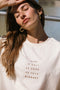 HyperLuxe Mindset Basic Tee- Cream/ Caribou