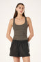 PE Nation Foundation Scoop Tank- Smoke Brown