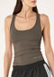 PE Nation Foundation Scoop Tank- Smoke Brown