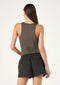 PE Nation Foundation Scoop Tank- Smoke Brown