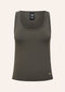 PE Nation Foundation Scoop Tank- Smoke Brown