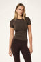 PE Nation Foundation SS Tee- Light Espresso