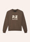 PE Nation Heads Up Boucle Sweat- Walnut