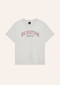 PE Nation Heritage Tee- Grey Marle
