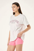 PE Nation Heritage Tee- Grey Marle
