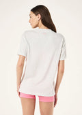 PE Nation Heritage Tee- Grey Marle