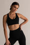 HyperLuxe Shape Sports Bra- Black