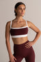 HyperLuxe Soma Sports Bra- Burgundy