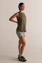 HyperLuxe Tank Top- Khaki