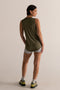 HyperLuxe Tank Top- Khaki