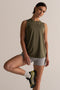 HyperLuxe Tank Top- Khaki