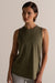 HyperLuxe Tank Top- Khaki