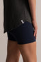 HyperLuxe V Neck Shirt- Dark Grey