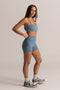 HyperLuxe Base 4" Bike Short- Denim Blue