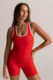 HyperLuxe Shape 5" Bike Short- Cherry Red