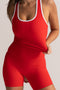 HyperLuxe Shape Racerback Tank- Cherry Red