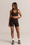 HyperLuxe Shape Sports Bra- Espresso