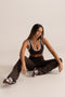 HyperLuxe Shape Flare Legging- Espresso