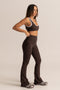 HyperLuxe Shape Flare Legging- Espresso