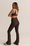 HyperLuxe Shape Flare Legging- Espresso