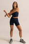 HyperLuxe Shape 5" Pocket Bike Short- Navy