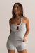 HyperLuxe Jordan Tank- Grey Marle