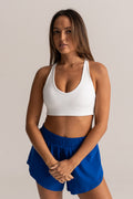 HyperLuxe Shape Sports Bra- White