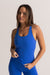 HyperLuxe Embrace Tank- Cobalt