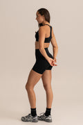 HyperLuxe Shape Sports Bra- Black
