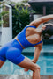 HyperLuxe Enso Bike Short- Cobalt