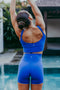 HyperLuxe Enso Bike Short- Cobalt