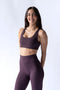 HyperLuxe Impact Sports Bra- Mulberry