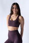 HyperLuxe Impact Sports Bra- Mulberry